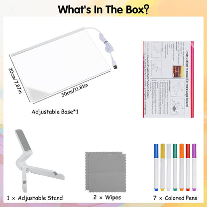 Colorful Led Glow Drawing Board