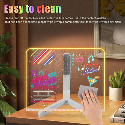 Colorful Led Glow Drawing Board