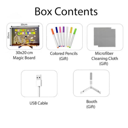 Colorful Led Glow Drawing Board