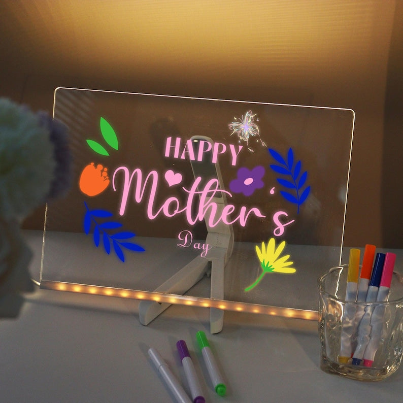 Colorful Led Glow Drawing Board