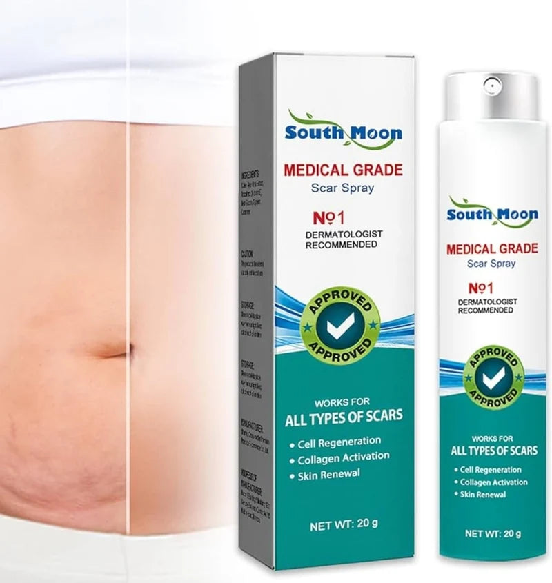 South Moon Medical Grade Scar Removal Spray – For All Types of Scars (20g)